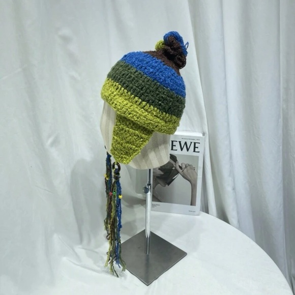 3/50$ Colorful hat / knitted hat - Picture 4 of 12